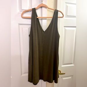 Green “A line” dress! It has pockets!